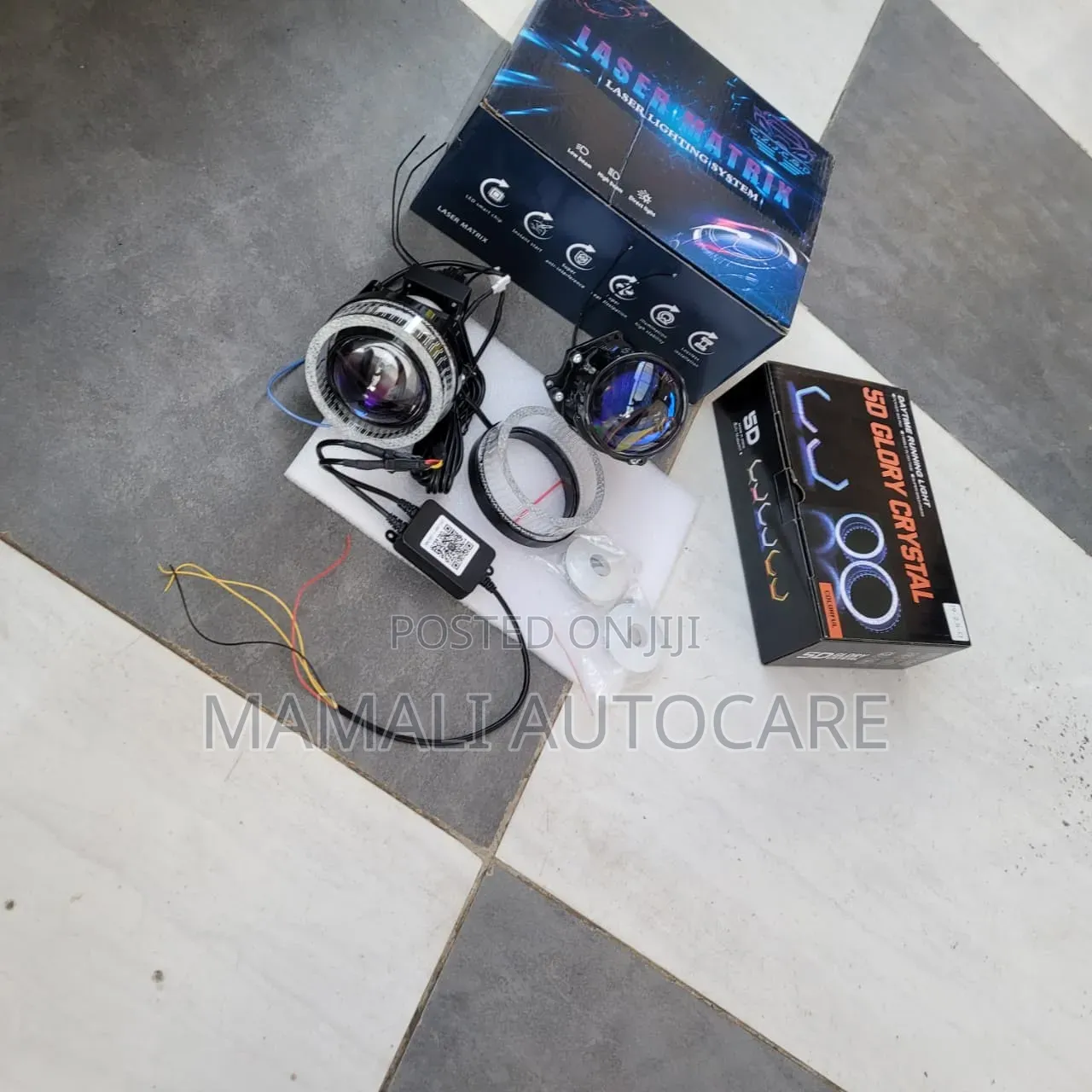 2.5" Bi-Led Projector Lens With 5d Glory Ring Lights