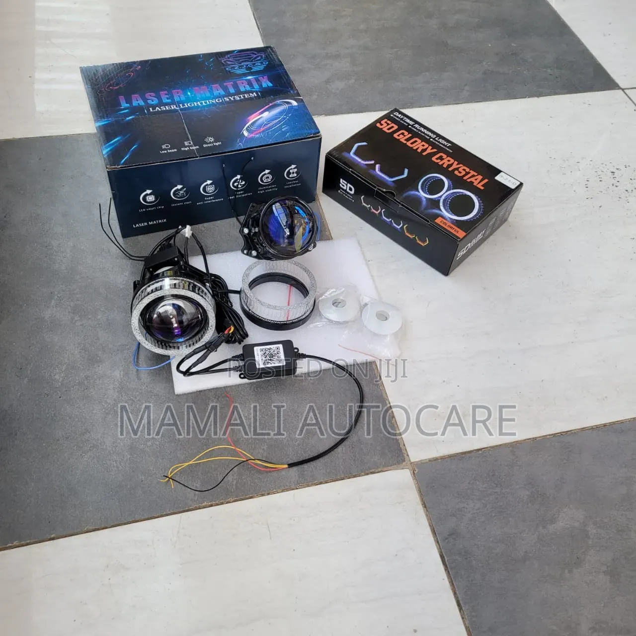2.5 Inch Bi-Led Headlight Projector With 5d Glory Ring