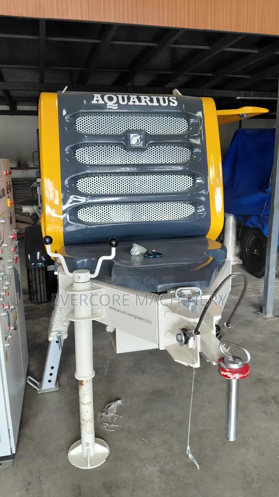 Diesel Powered Aquarius Concrete Pumping Equipment.