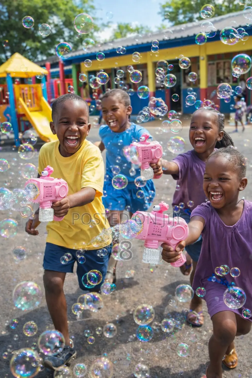 Kidjoy Bubble Blaster Toy – Safe Kids Outdoor Play