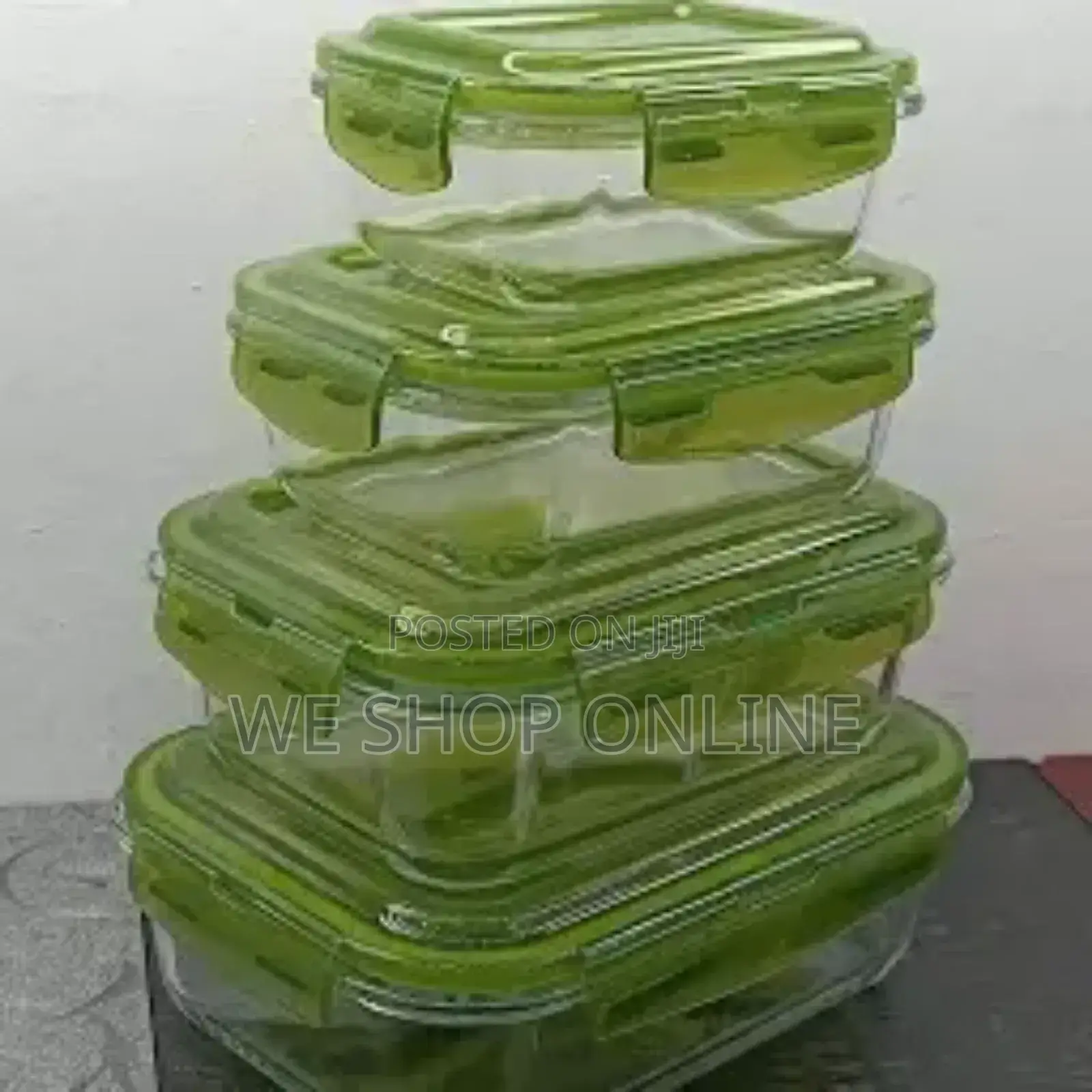 Signature 4pcs Borosilicate Glass Food Containers/ Food Storage Set