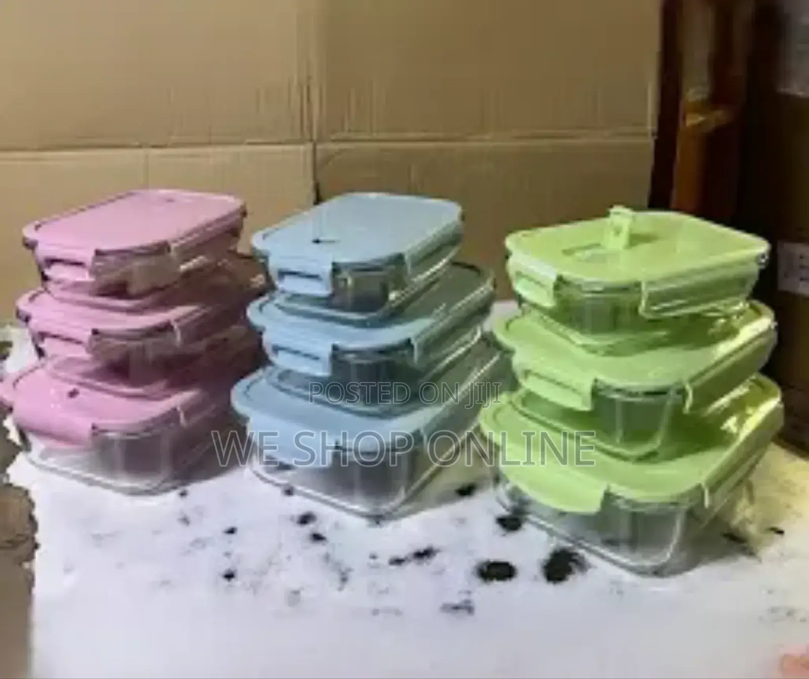 Signature 4pcs Borosilicate Glass Food Containers/ Food Storage Set