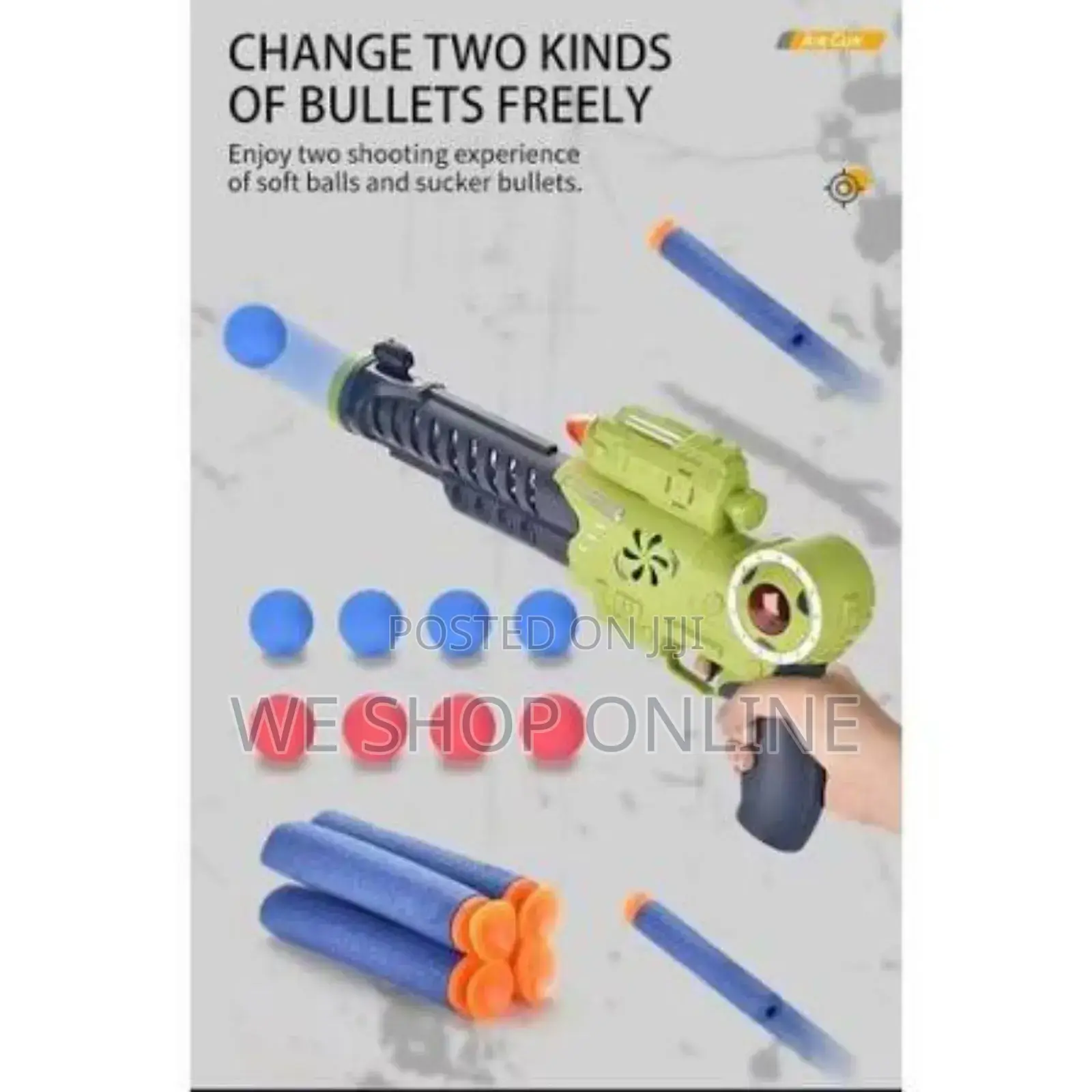 Sound Light Electric Eva Foam Soft Bullet Air Gun Toys