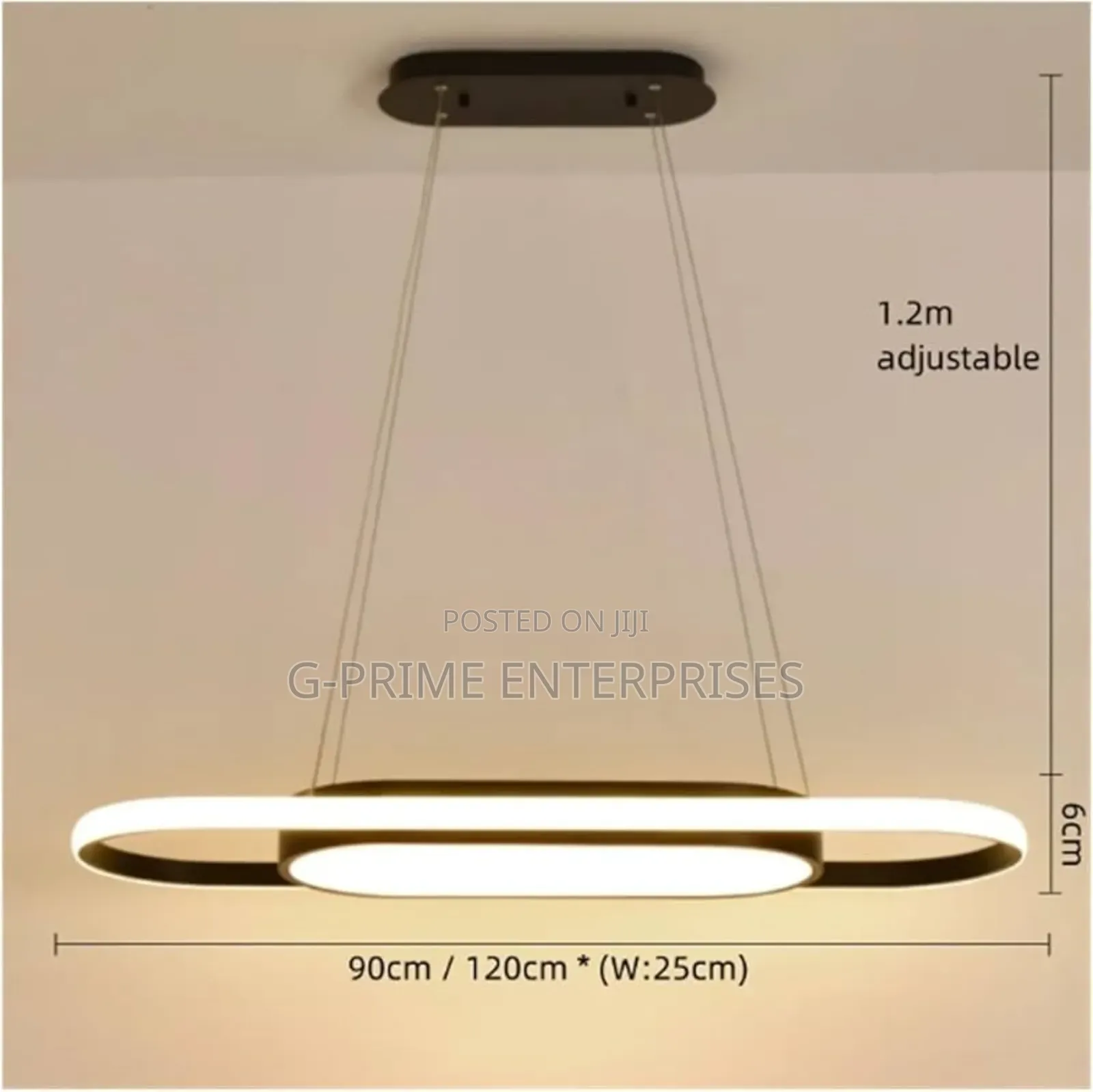 Elliptical Pendant Chandelier