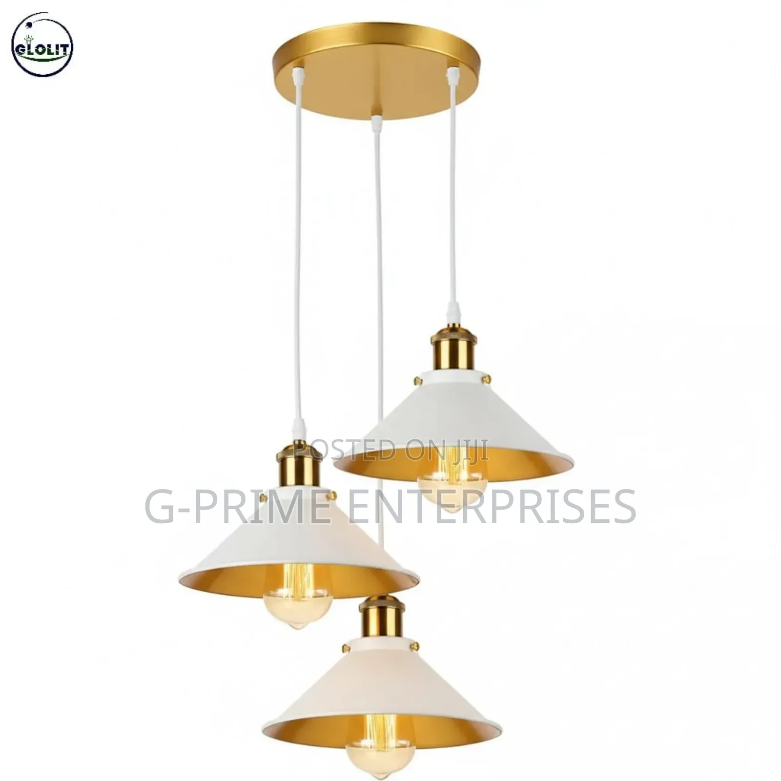 Retro 3 Bulb Pendant Light