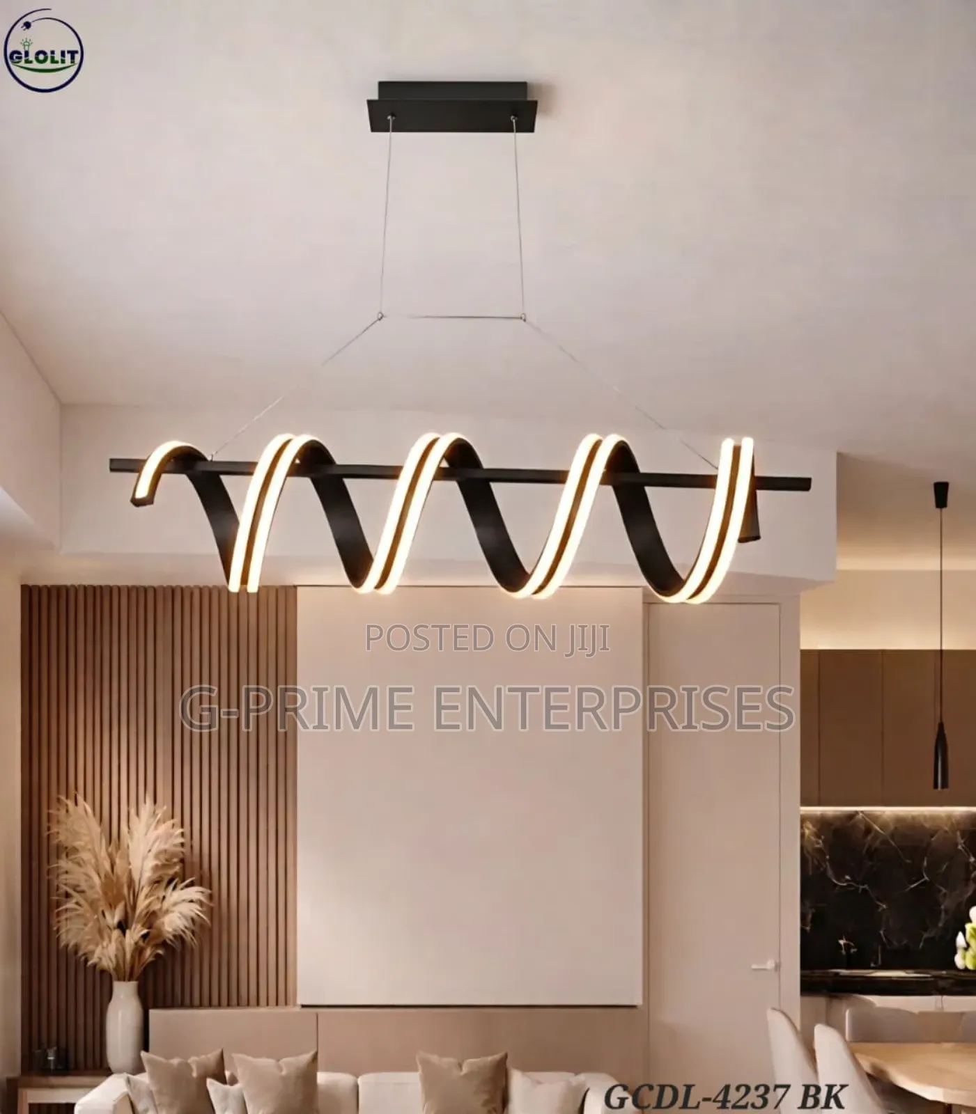 Modern Swirl Led Chandelier -4237