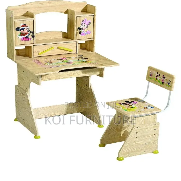Home Desk; Colorful Home School Matching Desk Chairs Set For Kids