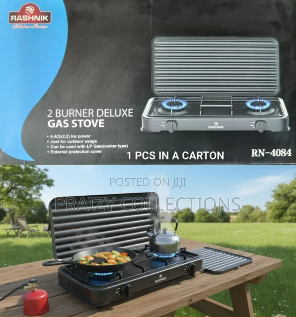 2 Burner Deluxe Gas Stove/Cooker