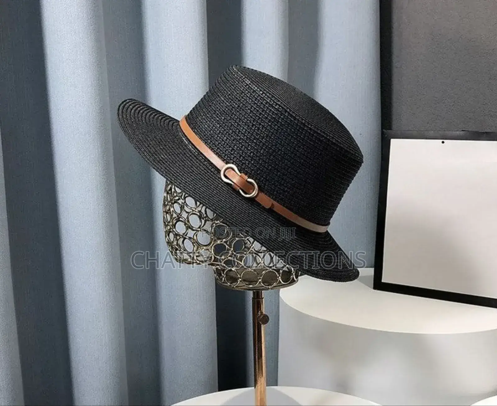 Black Ladies Straw / Summer /Sun Hats