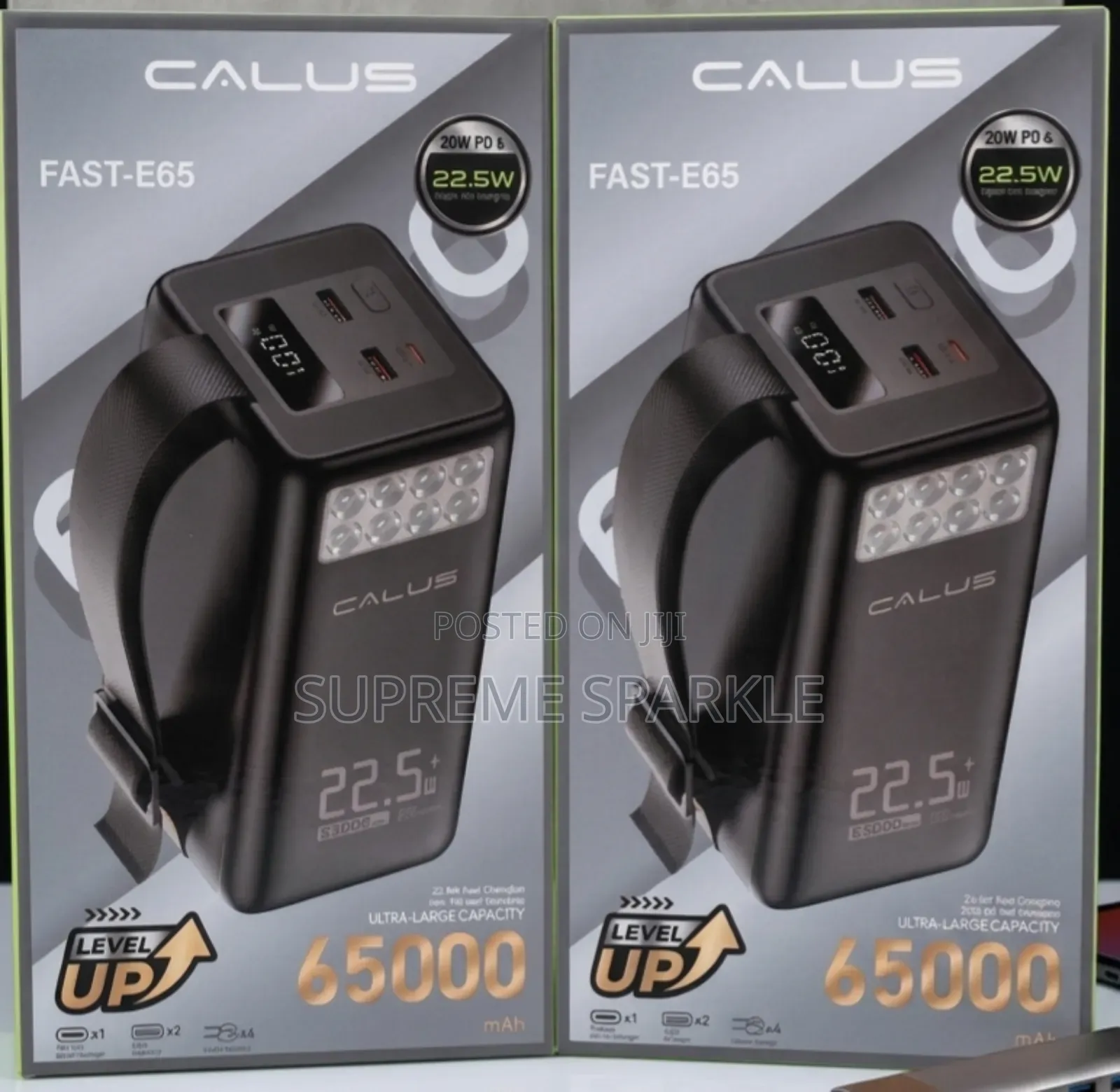 Calus Fast-E65 Power Bank, 65000mah