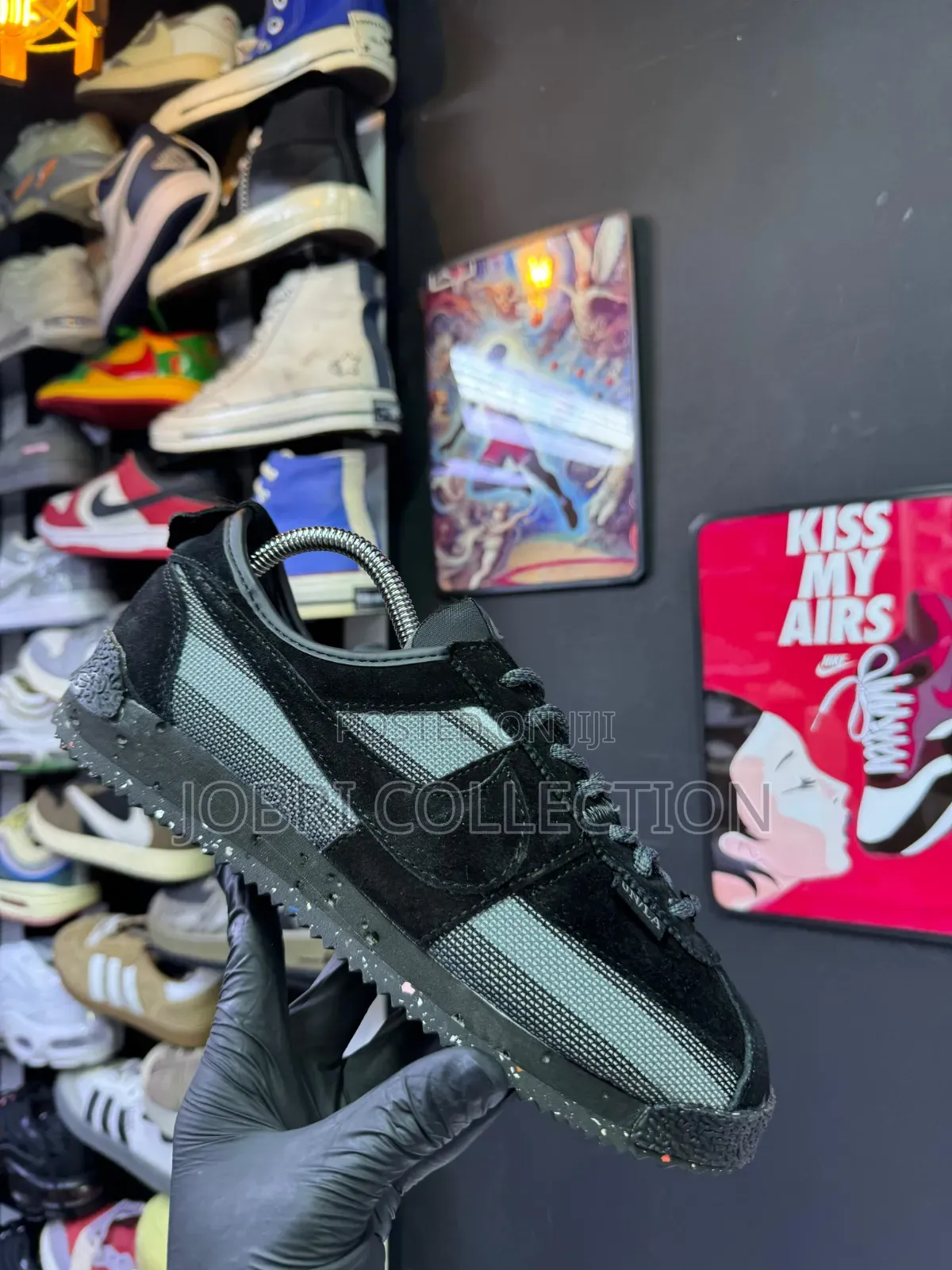 Nike X Union Cortex “Black/Blue” Sneakers