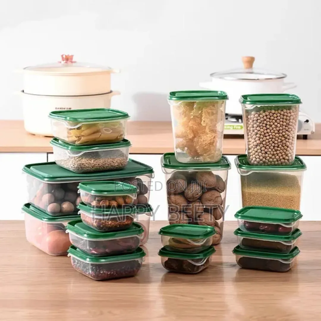 17 PCS Crisper Storage Set