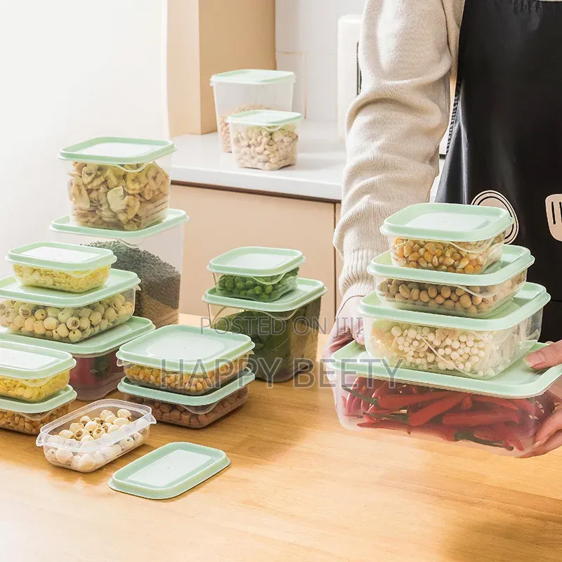 17 PCS Crisper Storage Set
