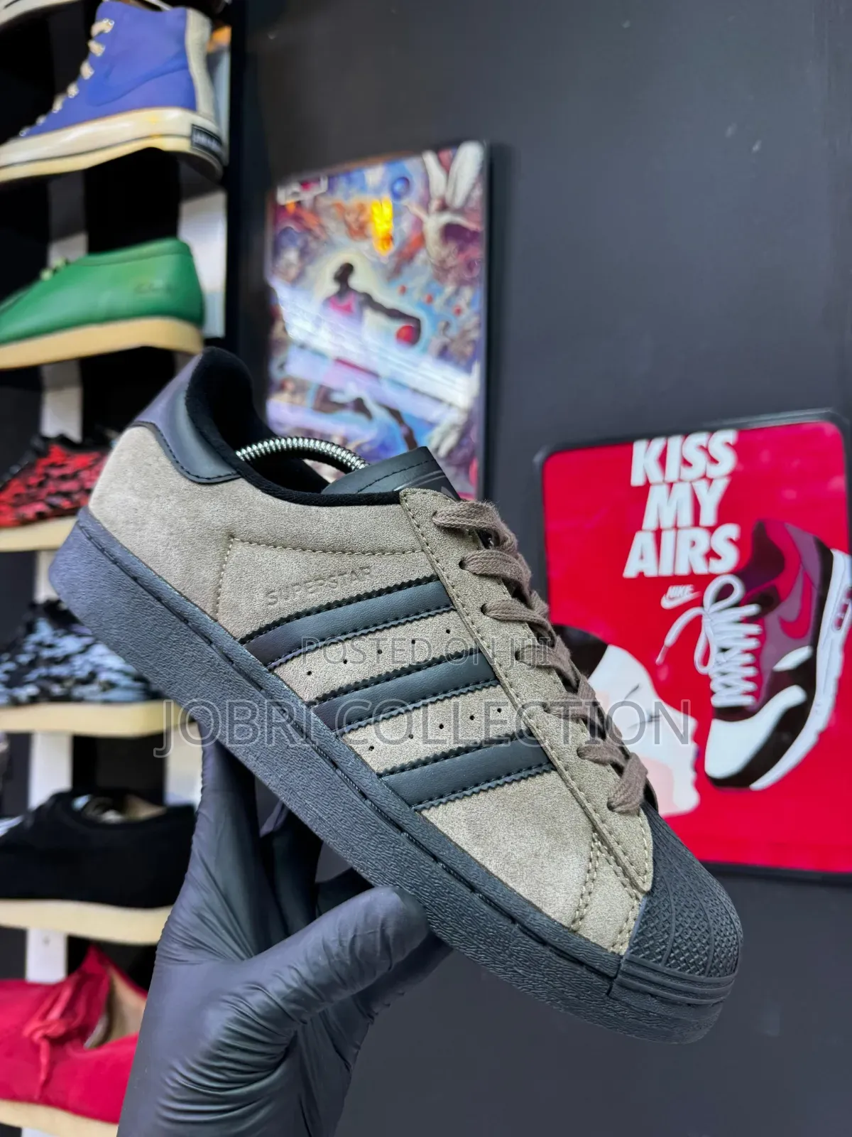Brown Adidas Superstar Sneakers