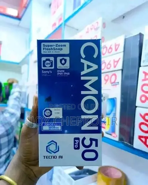 New Tecno Camon 50 Pro 256 GB