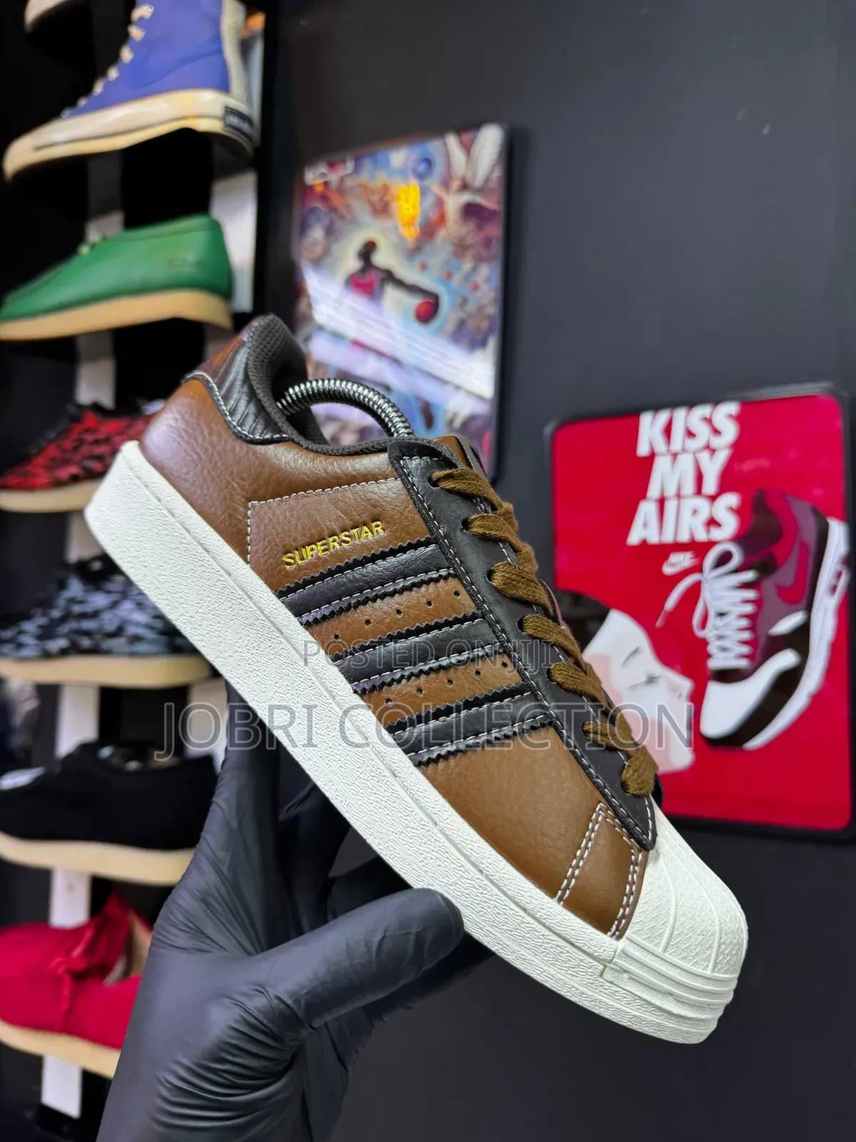 Adidas Superstar ‘Dark Brown’ Sneakers