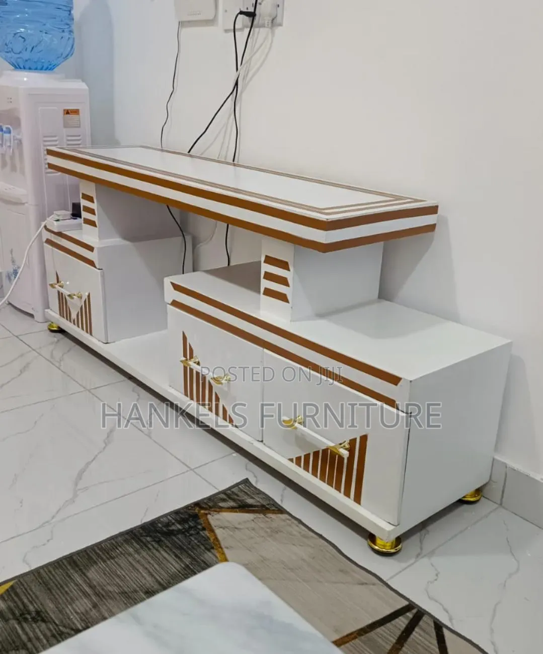 Tv Stand Spacious Media Storage Unit