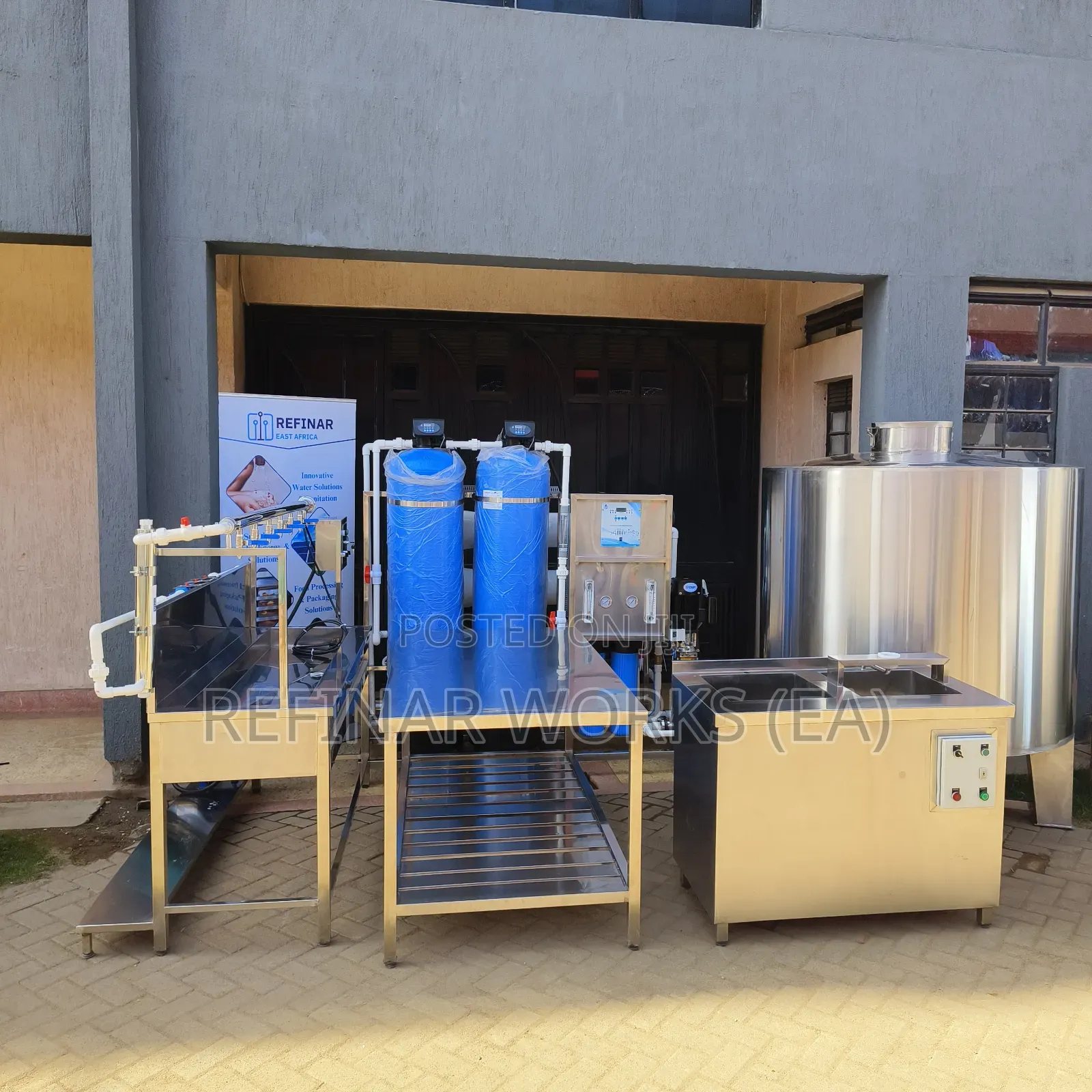 Reverse Osmosis Water Treatment Plant for Bottling Business