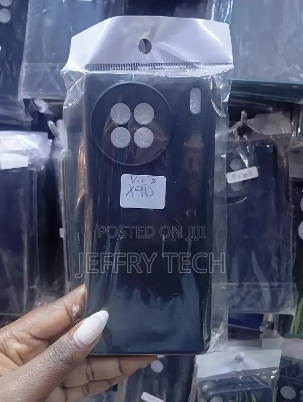 Soft Silicone Protective Case Designed for the Vivo X90 Smartphone.
