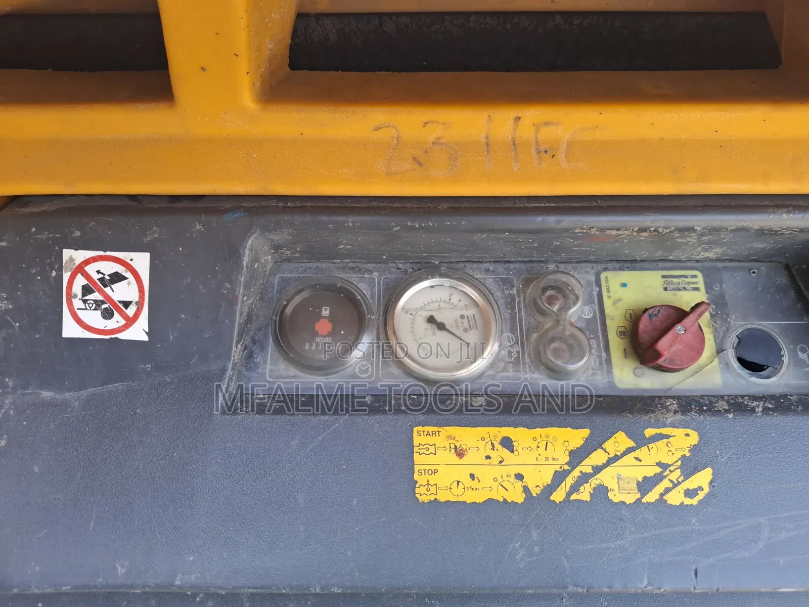 Compressor 2013 Atlas Copco Xas67 4 Cyli Diesel 130cfm 10bar Ex-uk