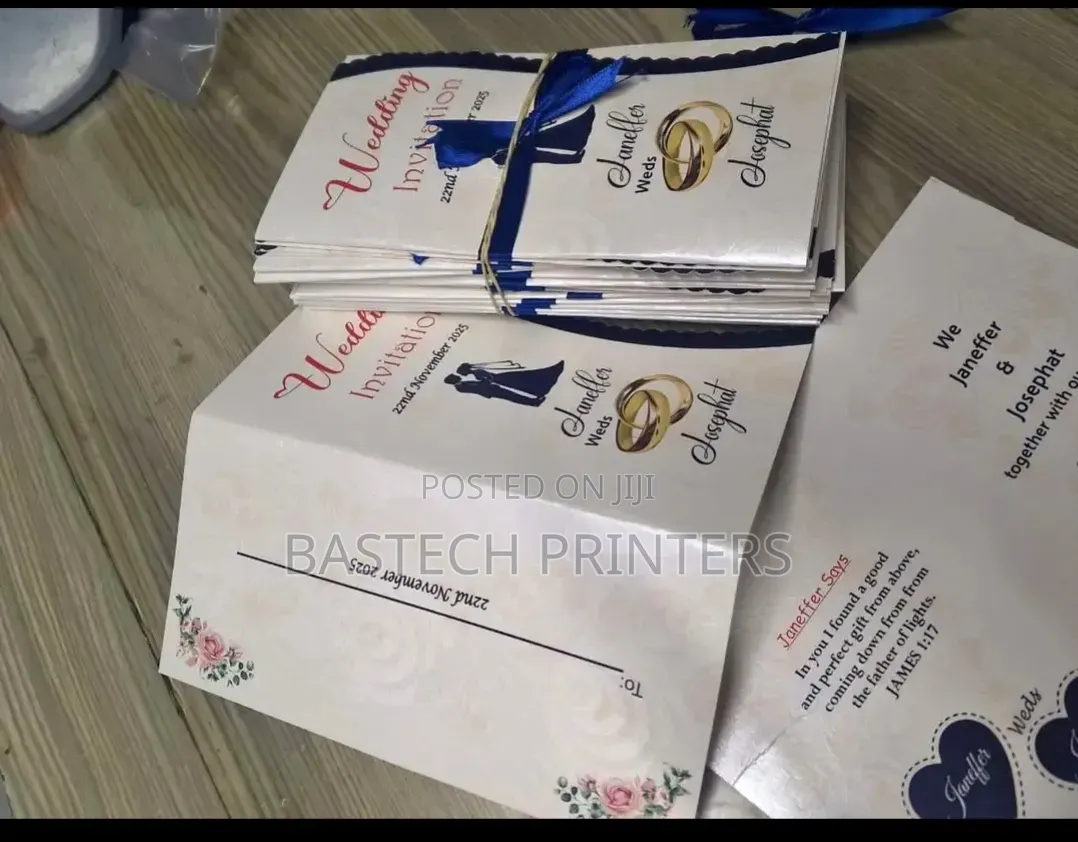 Elegant Wedding Invitation Cards – Custom Design Premium Print