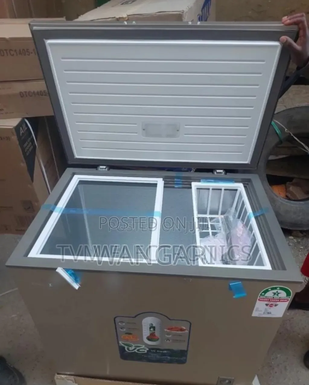 Elite Grey New Ecomax 219l Freezer