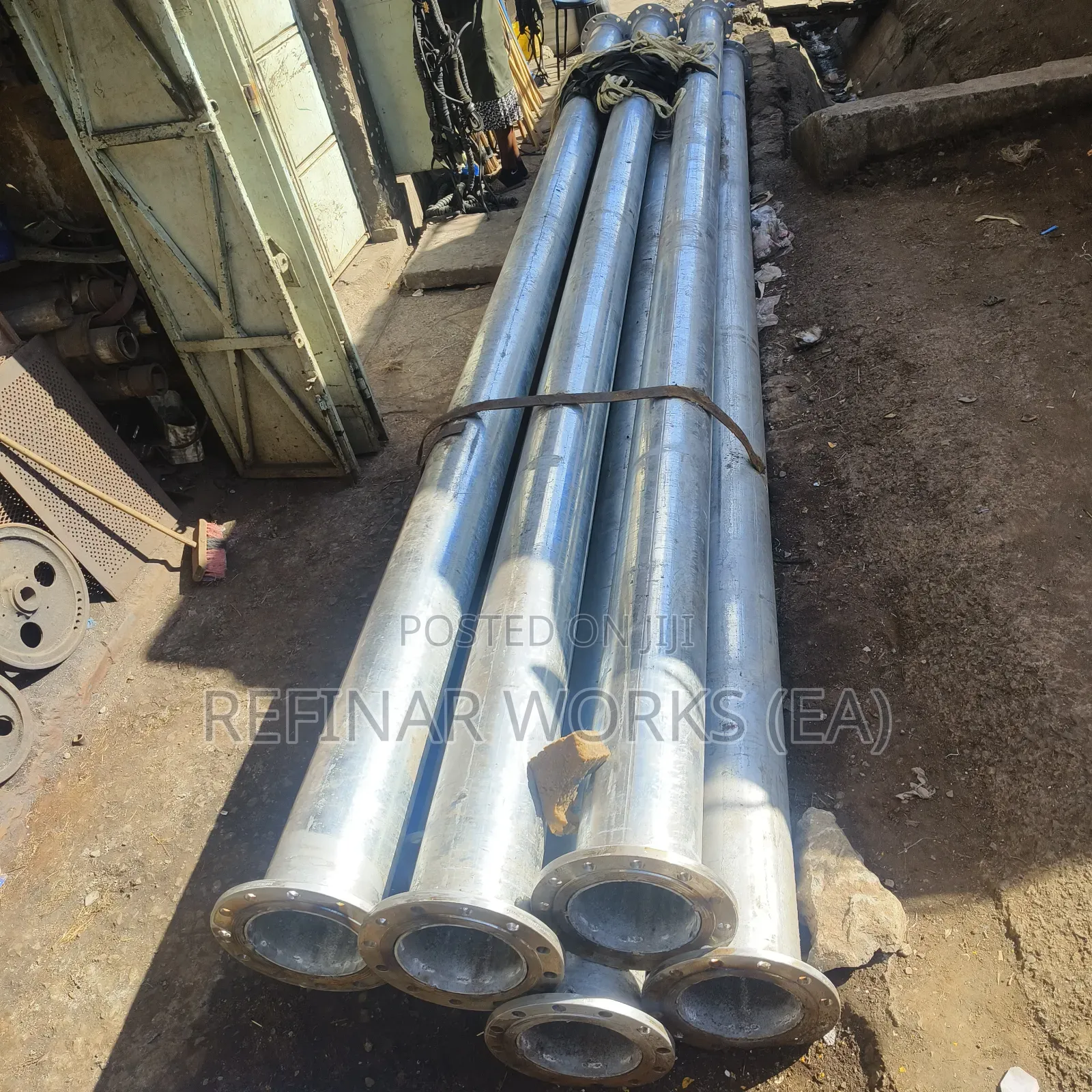 Heavy Duty Galvanized Steel Pipeline Installation Works