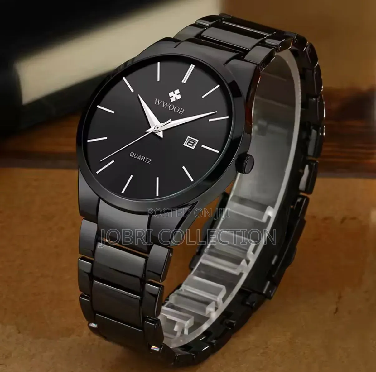 Round Face Wwoor Stainless Steel Gents Watch