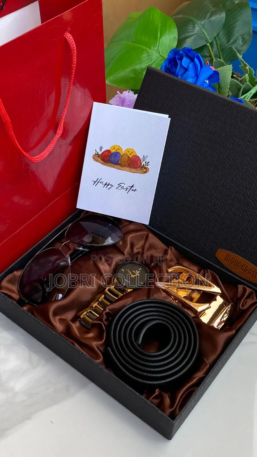 Mens Belt X Watch X Sunglasses Gift Set