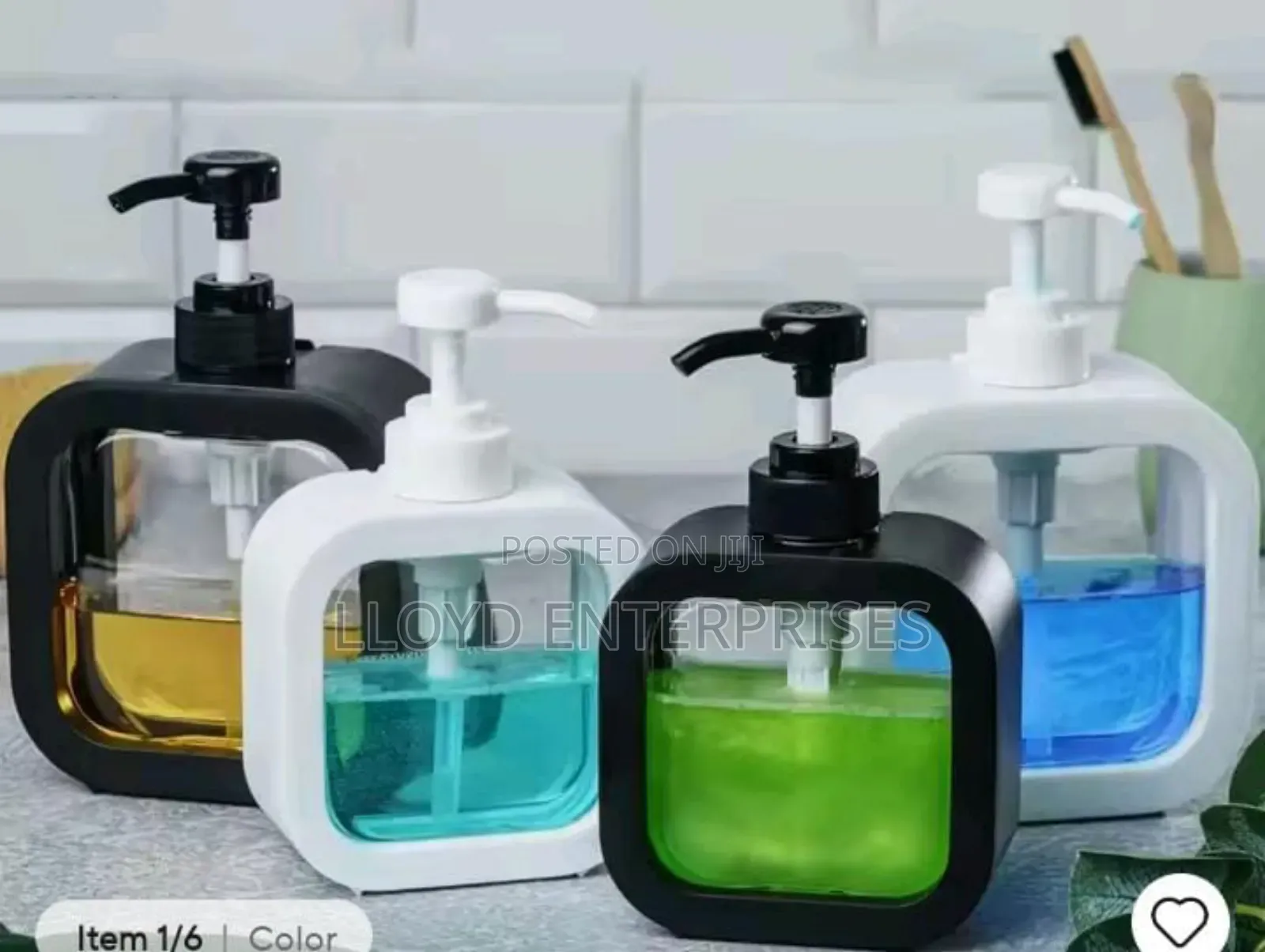 Transparent Soap Dispenser