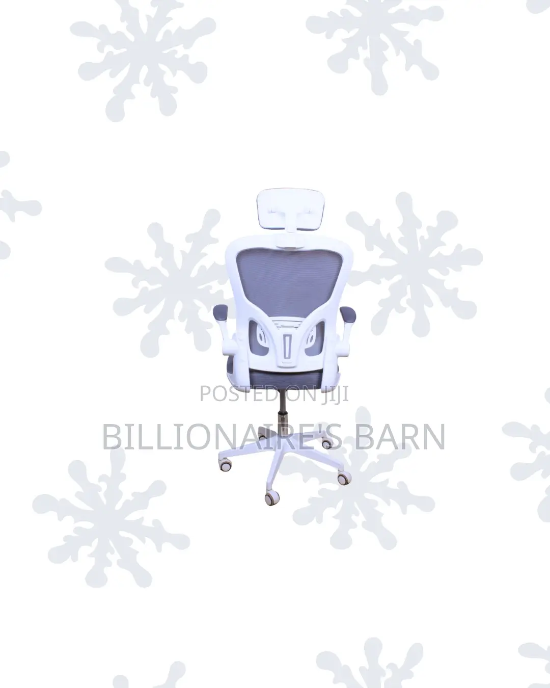 Ergonomic Office Chair Flip Up Arms Adjustable Headrest Professional