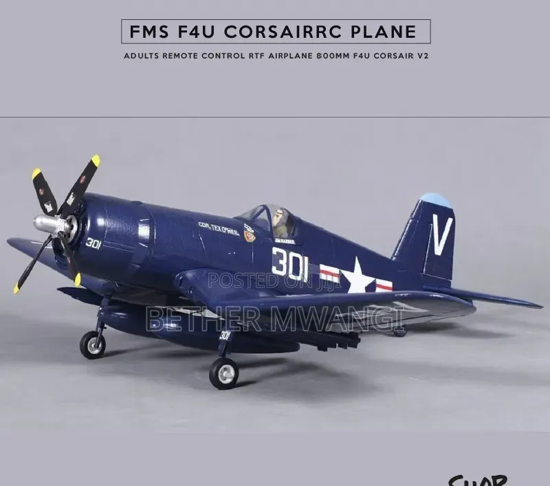 FMS F4u Corsairrc Rc Plane in Kenya