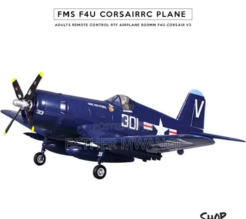 FMS F4u Corsairrc Rc Plane in Kenya