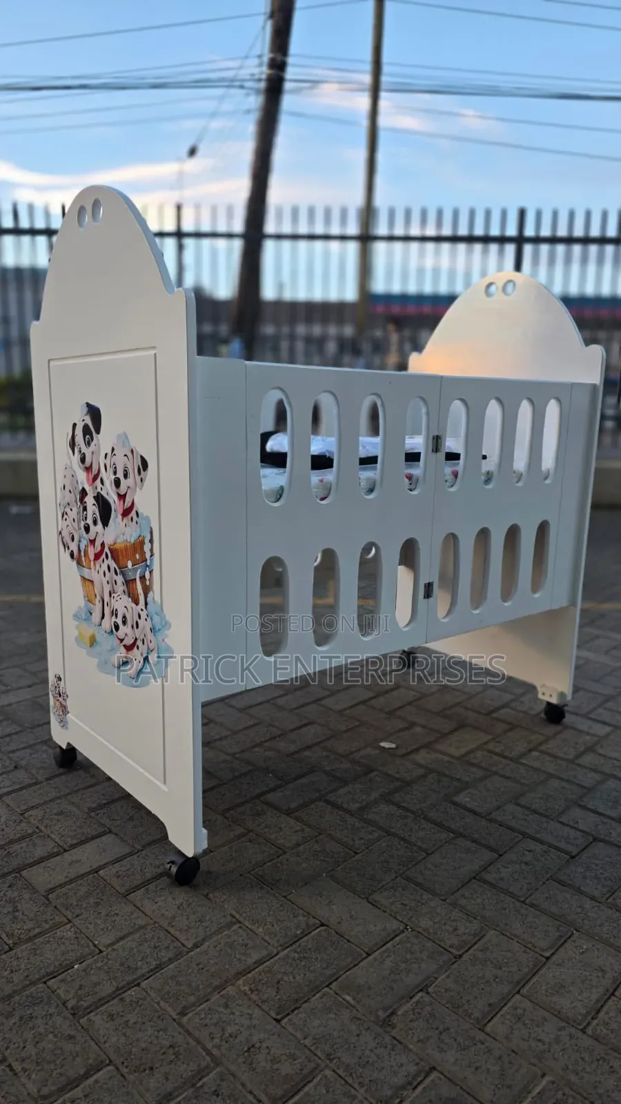 Modern Wooden MDF Baby Cribs 4 by 2 Fitt