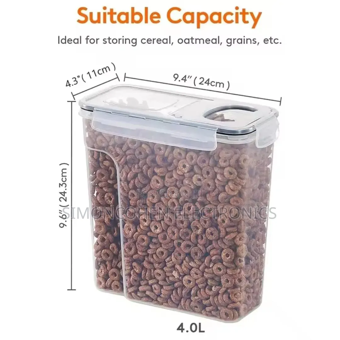 4pcs Food Storage Containers 4l Each