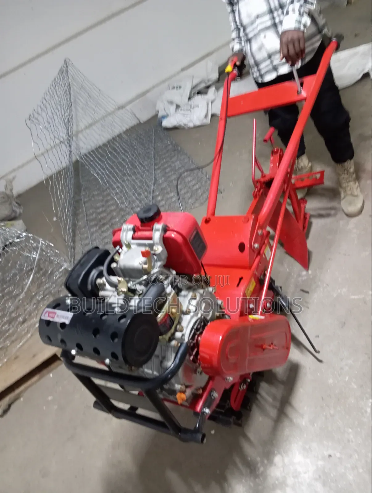 Compact 7hp Diesel Tiller for All Soil Types