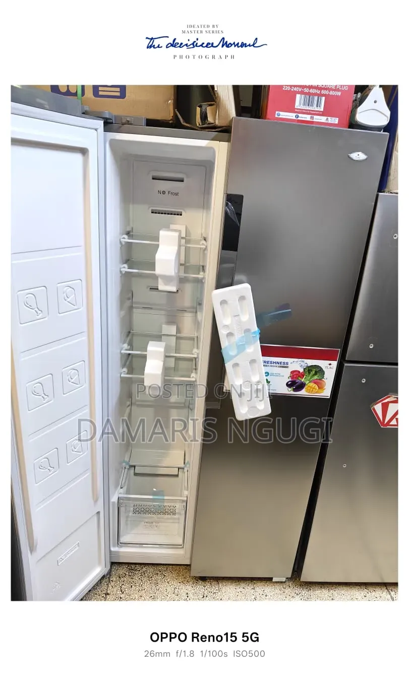 Tlac Brand New Side by Side Refrigerator