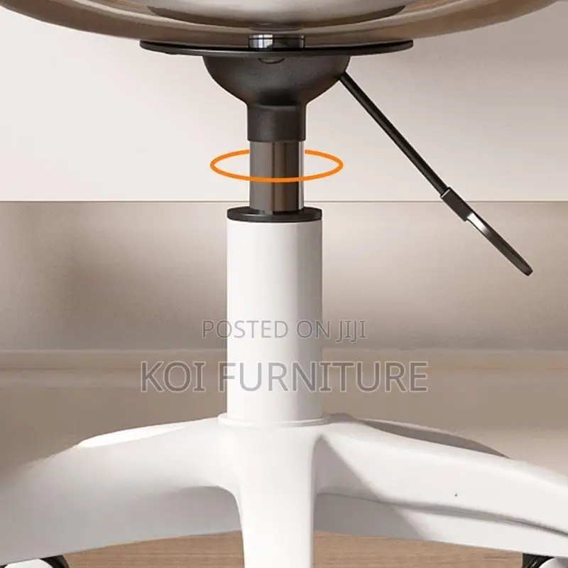 Dining Chairs; Clear Acrtlic Bacrest Eames Padded Chair