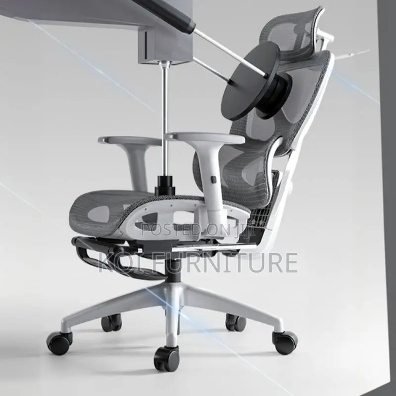Office Chairs; Orthopedic Mesh Office Seat With Footrest