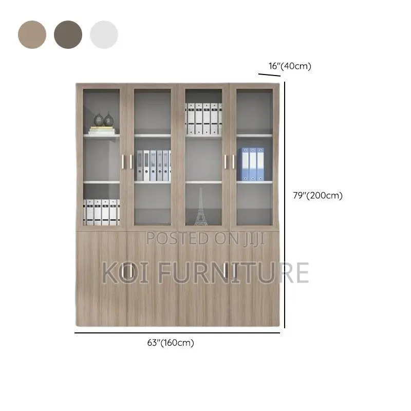 Office Cabinet; Four Doors Woooden Executive Storage Cabinet