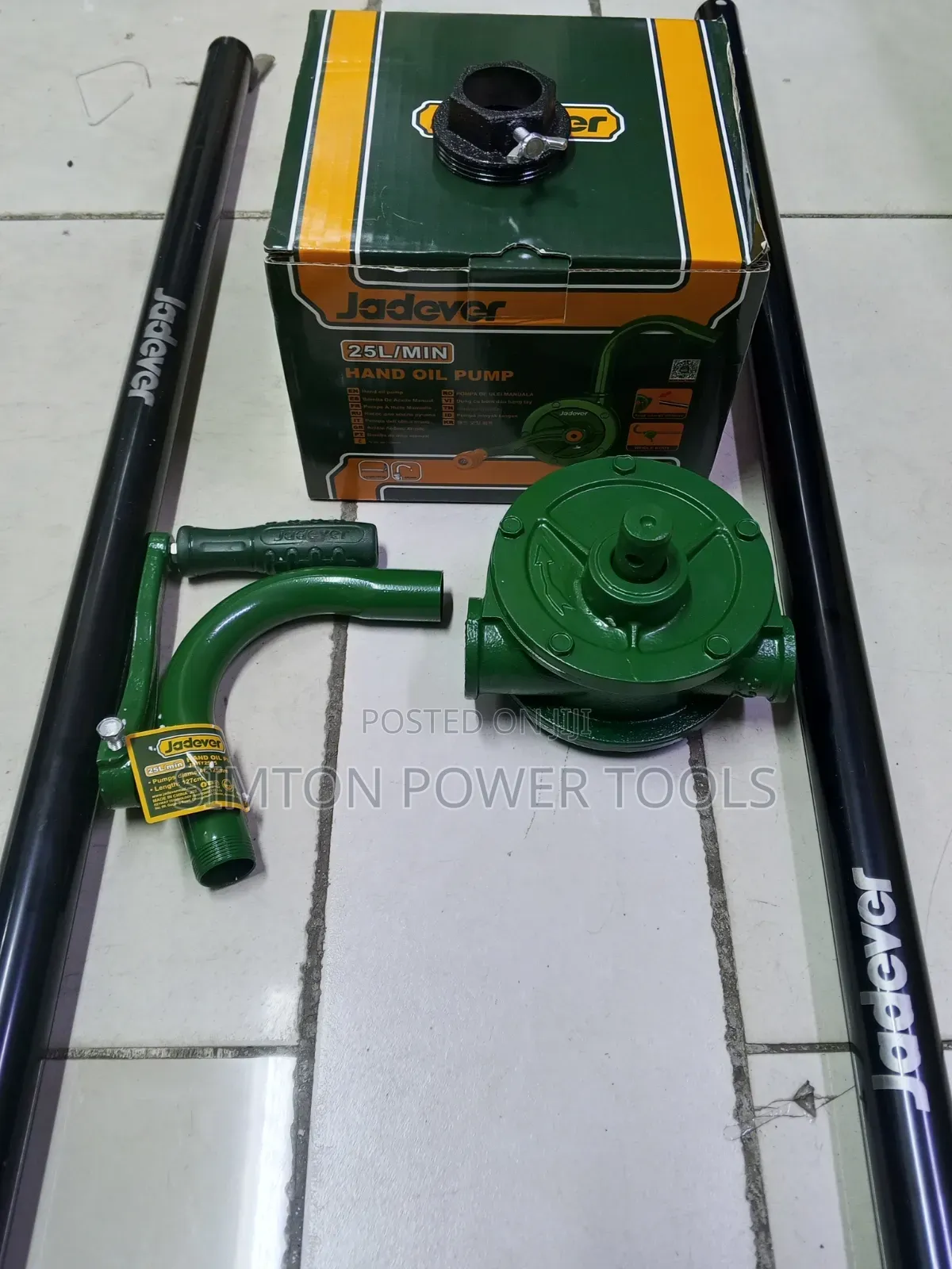 25l/Min Jadever Hand Oil Pump