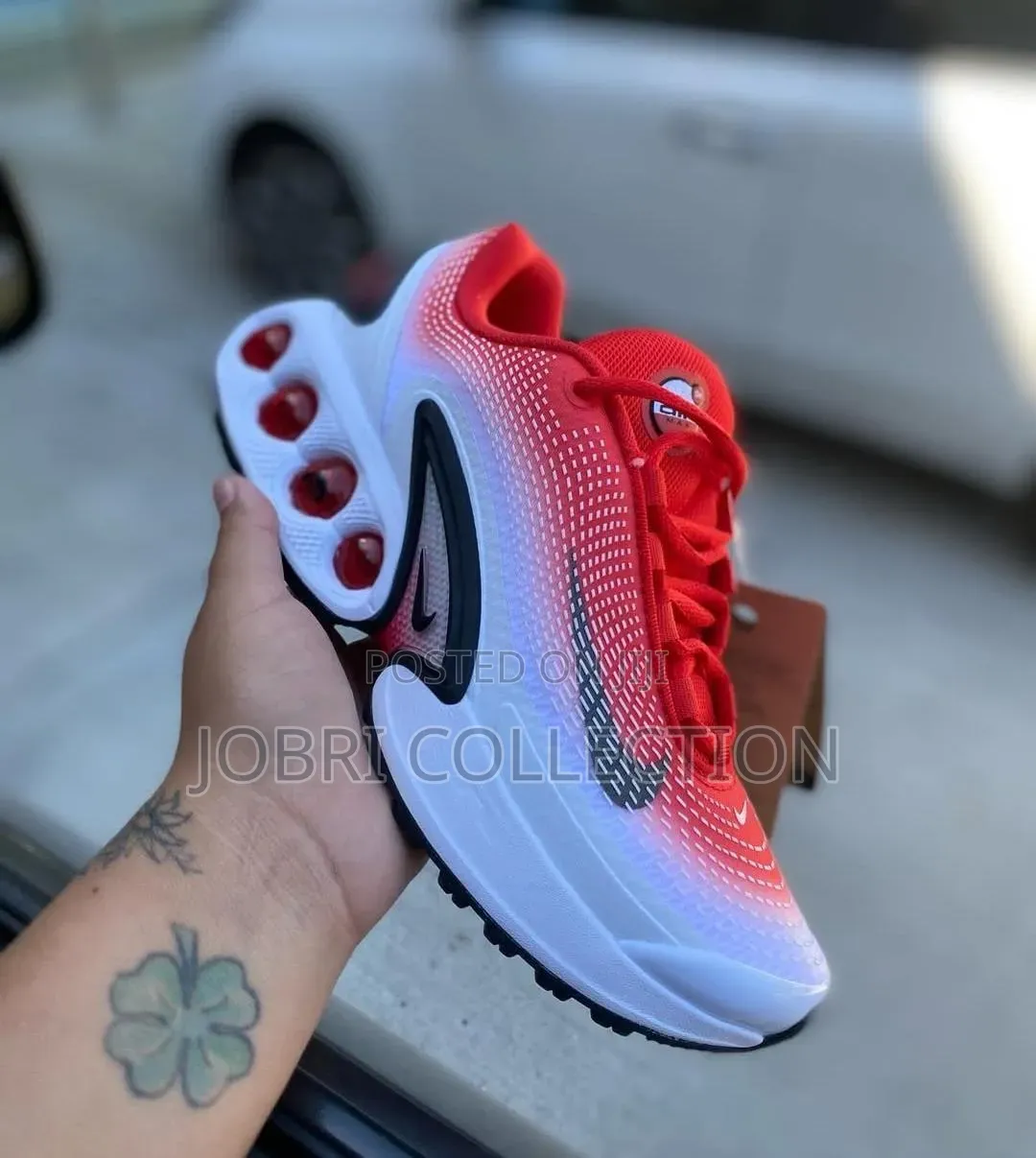 Nike Air Max Dn White Red“ Sneakers