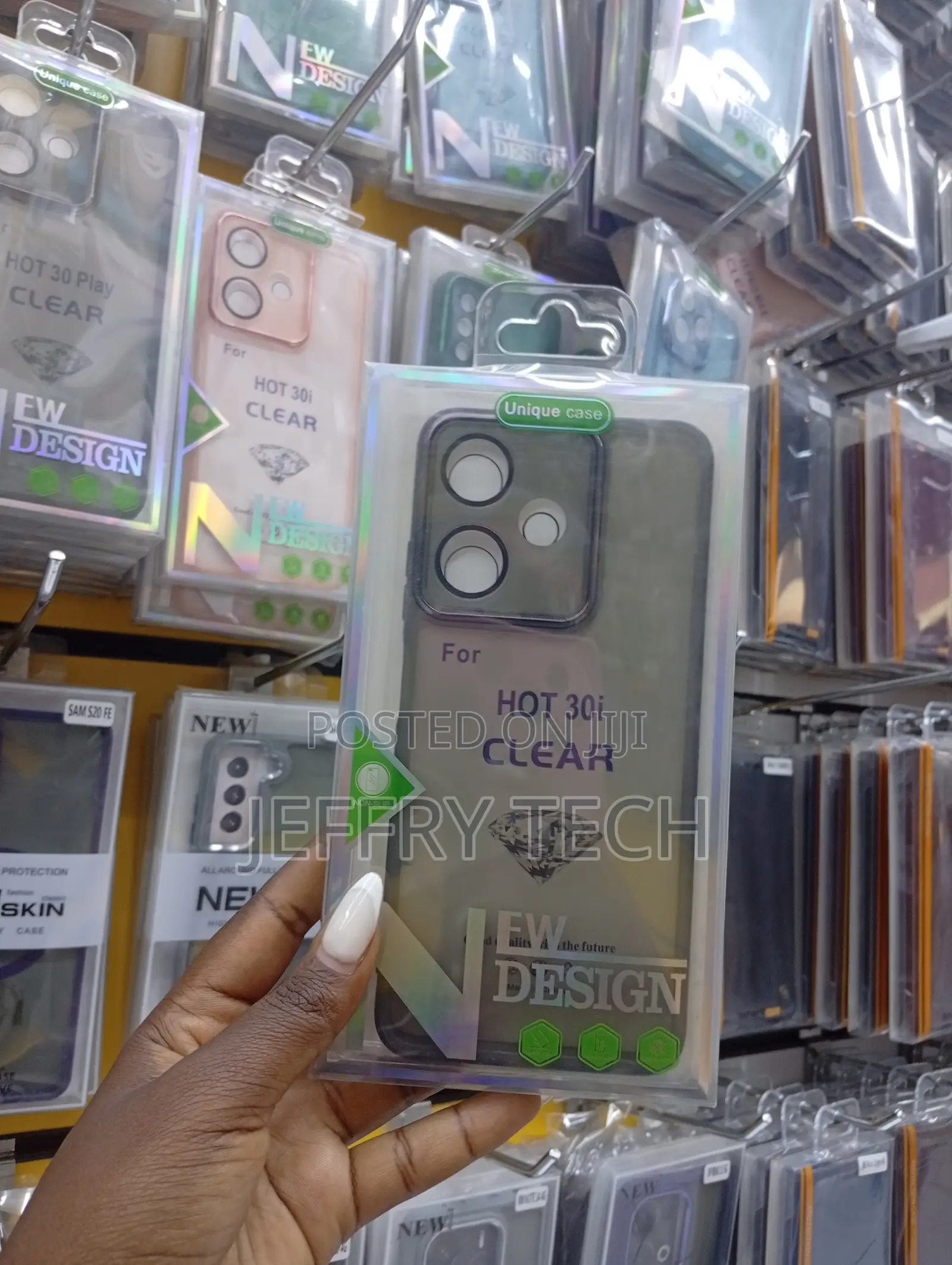Flexible Tpu Silicone Phone Case Designed for the Infinix Hot 30i.