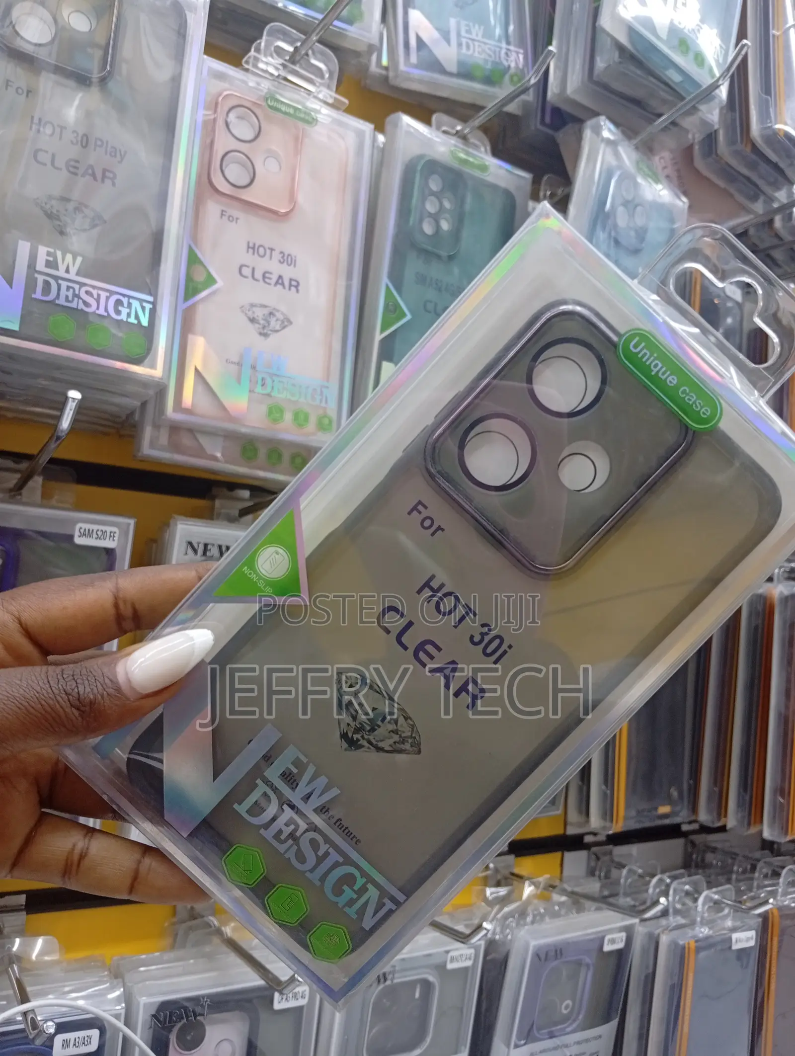 Flexible Tpu Silicone Phone Case Designed for the Infinix Hot 30i.