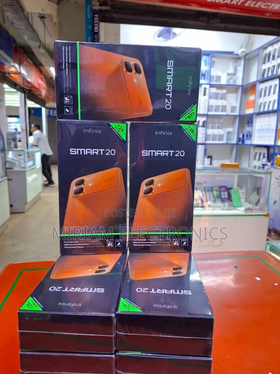 New Infinix Smart 10 128 GB Orange