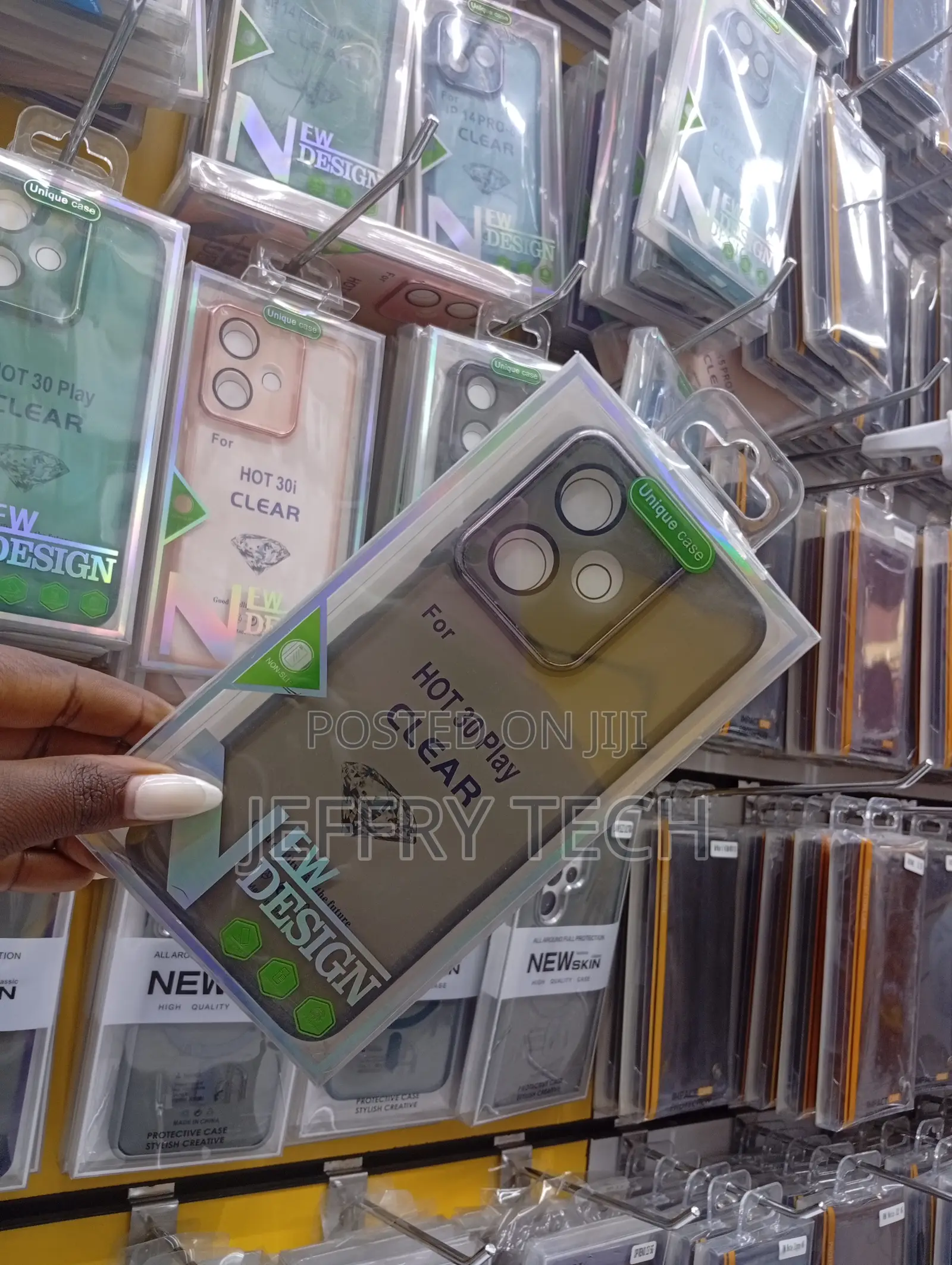 Clear Phone Case Designed for the Infinix Hot 30 Play.