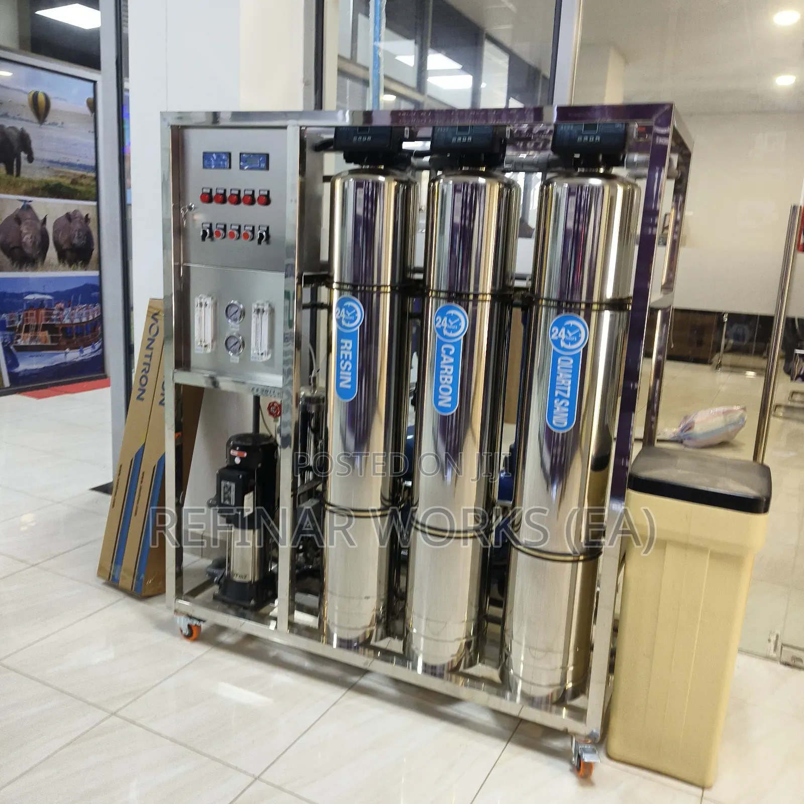 Dialysis Water System With Automatic Monitoring Alarm Controls