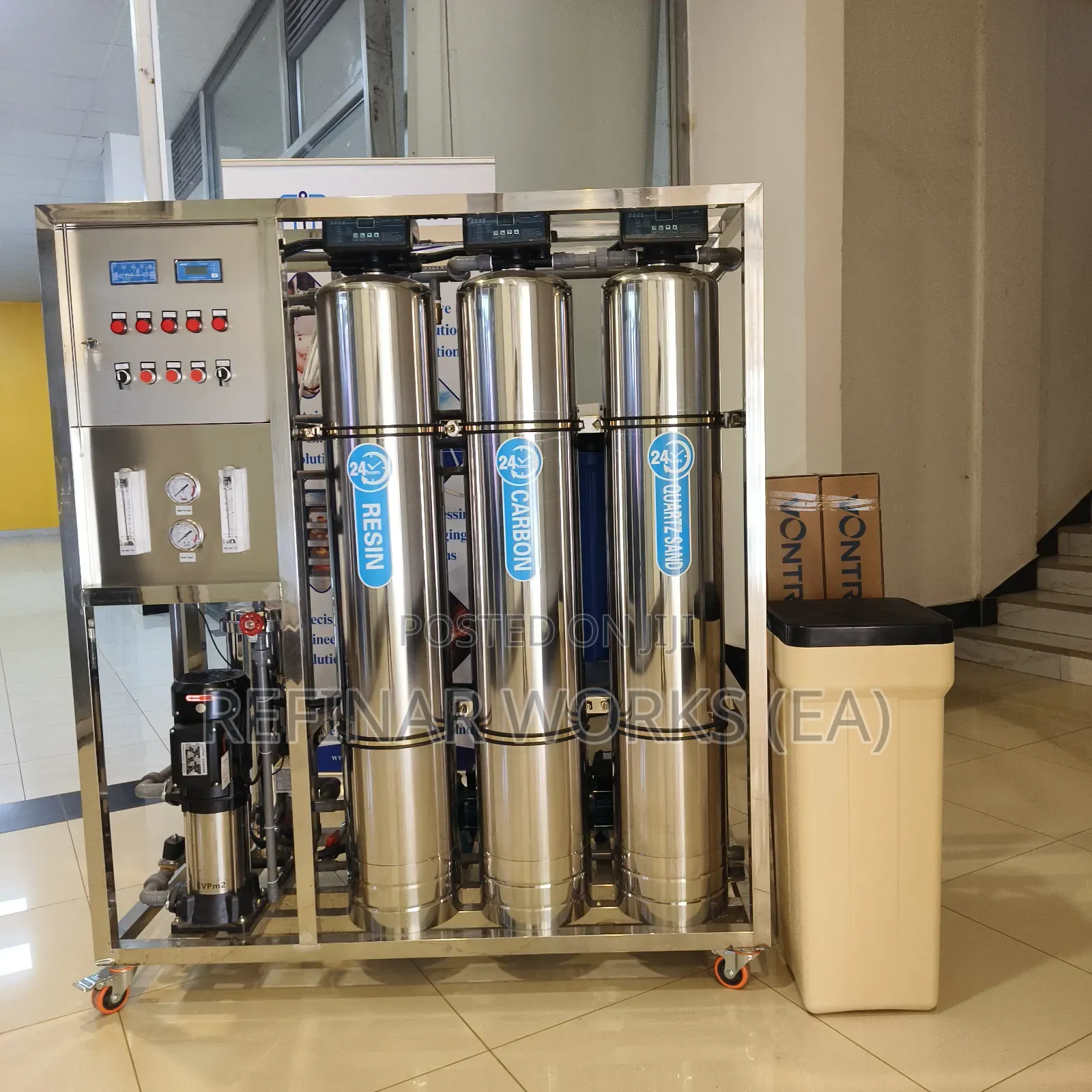 Dialysis Water System With Automatic Monitoring Alarm Controls