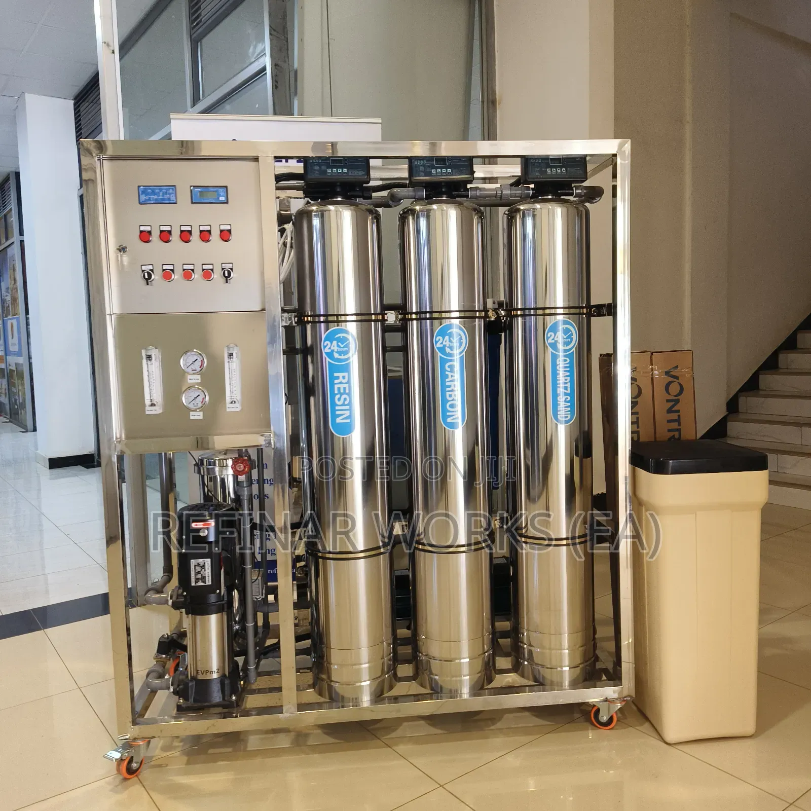 Hospital Dialysis Ro System Stainless Steel Water Treatment Unit