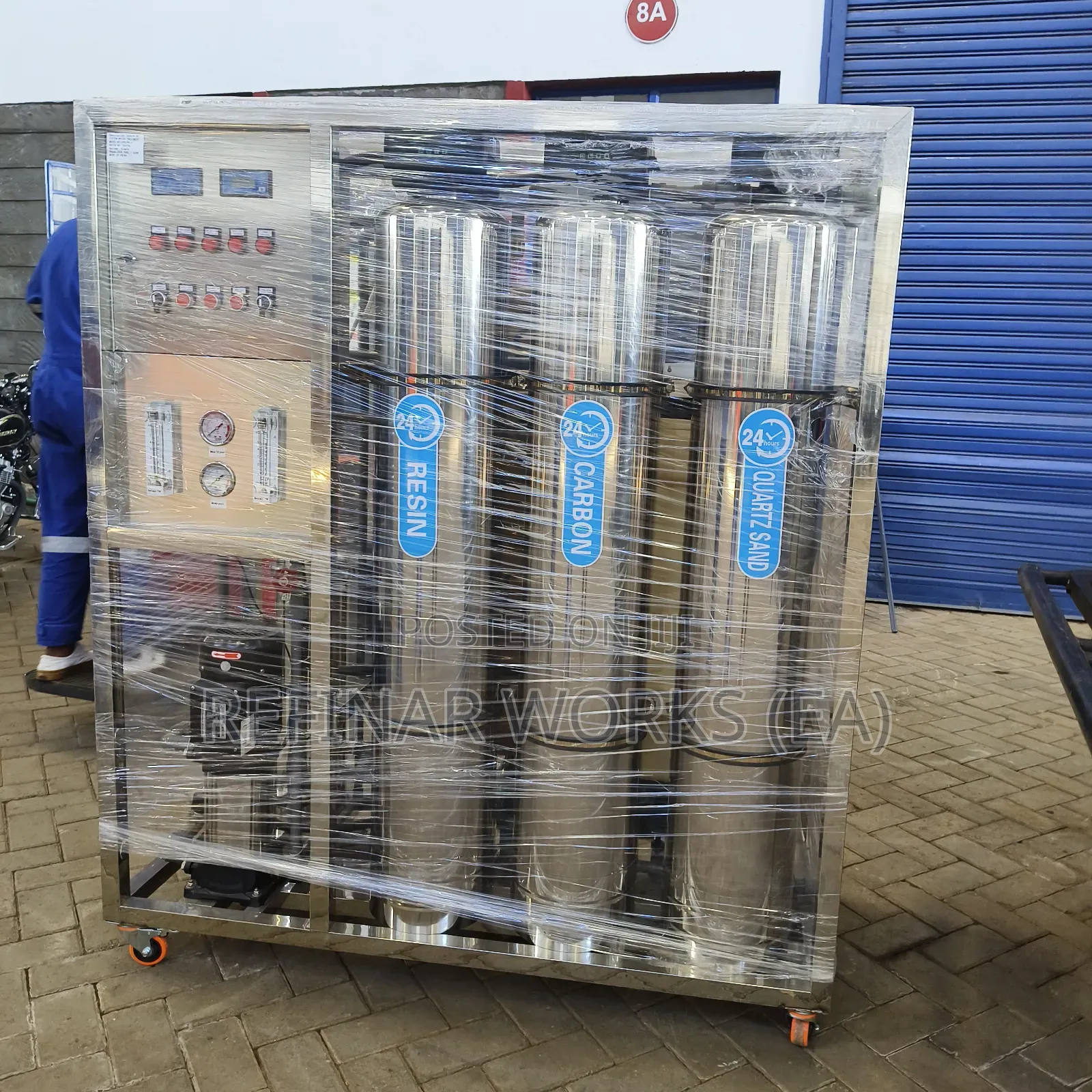 Hospital Dialysis Ro System Stainless Steel Water Treatment Unit